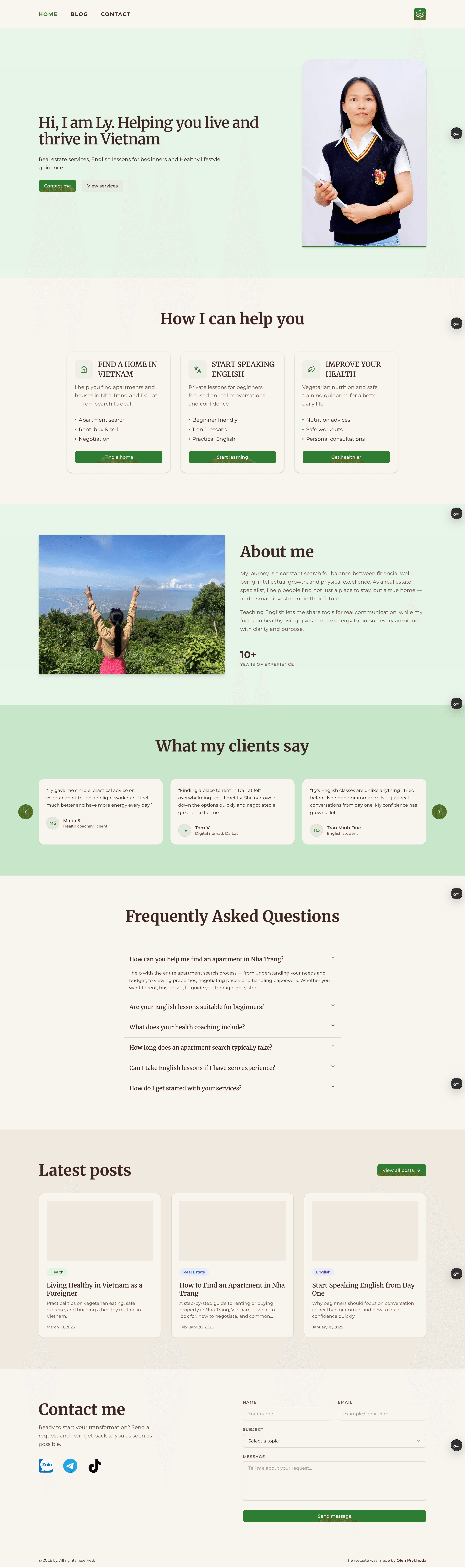 lyPersonal Website's fullscreen image